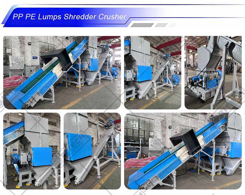 PP/PE Block Shredder-Crusher Line To Russia